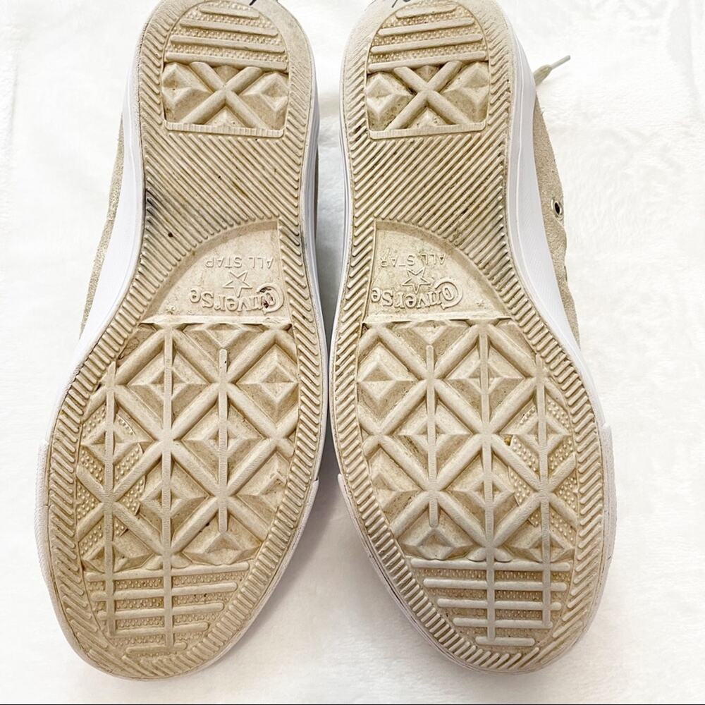 Converse All Star Hi shimmer suede sneaker 6.5 gold metallic - Picture 9 of 9